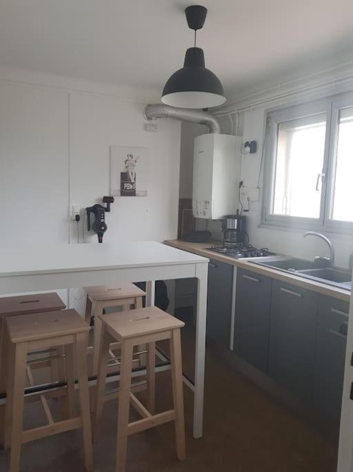 Appartement Calme 3 Chambres Avec Lit Double Wifi - Parking Facile Vandoeuvre-lès-Nancy エクステリア 写真